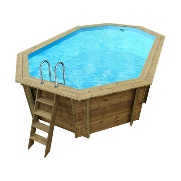 Caseta de madera depuradora piscina de madera- Piscinas Athena