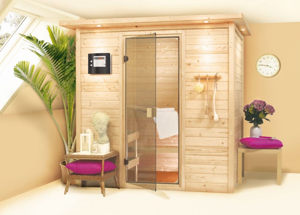Sauna Finlandesa Ronja Karibu 196 x 148cm Poolfy Saunas Finlandesas