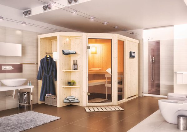 Sauna Finlandesa Parima 3 Karibu 196 x 196cm - Poolfy