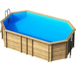 Mini Piscina de madera Trópicos 2,26 X 2,26 X 0,68m - Poolfy - Piscinas de  madera