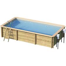 piscina de madera 360cm x 120cm - Piscinas Athena