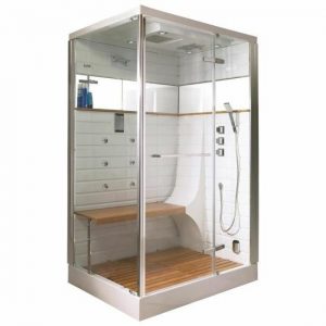 Sauna seca + sauna húmeda con ducha hidromasaje AS-002 (hidrosauna)