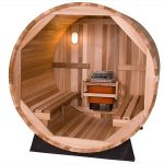 Barrel Sauna exterior 2 Plazas