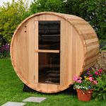 Barrel Sauna exterior 2 Plazas