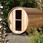 Barrel Sauna exterior 6 plazas