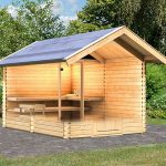 Sauna Finlandesa exterior Chalet 3 – 5/6 Plazas