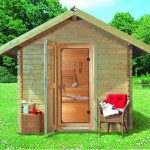 Sauna Finlandesa exterior Chalet 3 – 5/6 Plazas