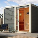 Sauna Finlandesa exterior Cubus Karibu 4/6 plazas