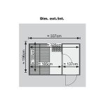 Sauna Finlandesa exterior Skrollan 1 – 4/6 Plazas