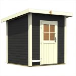 Sauna Finlandesa exterior Torge 2 antracita – 3/4 Plazas