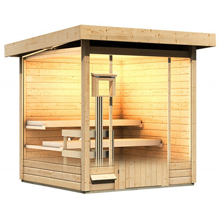 Sauna Finlandesa exterior Torge – 3/4 Plazas - Poolfy